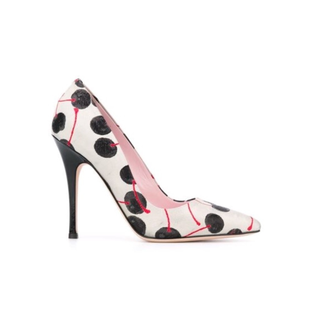 Giamba cherry print pumps heels